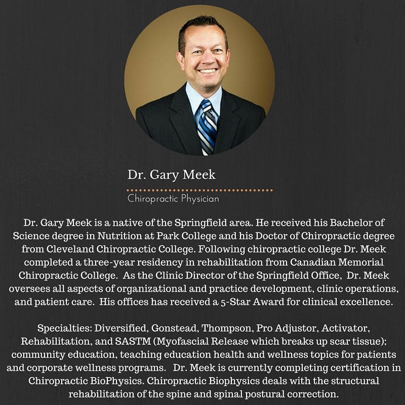 Dr. Gary L Meek - Springfield, MO - Chiropractor