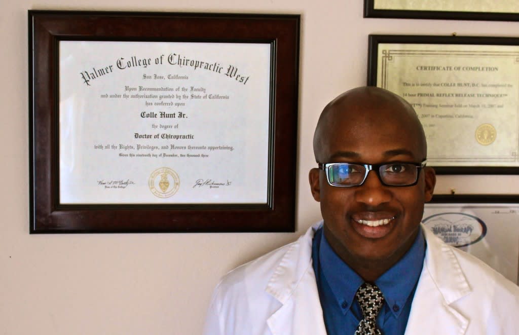 Dr. Colle Hunt, DC - San Jose, CA - Chiropractor