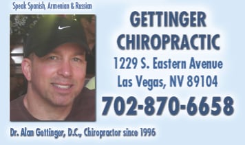 Dr. Alan Scott Gettinger, DC - Las Vegas, NV - Chiropractor