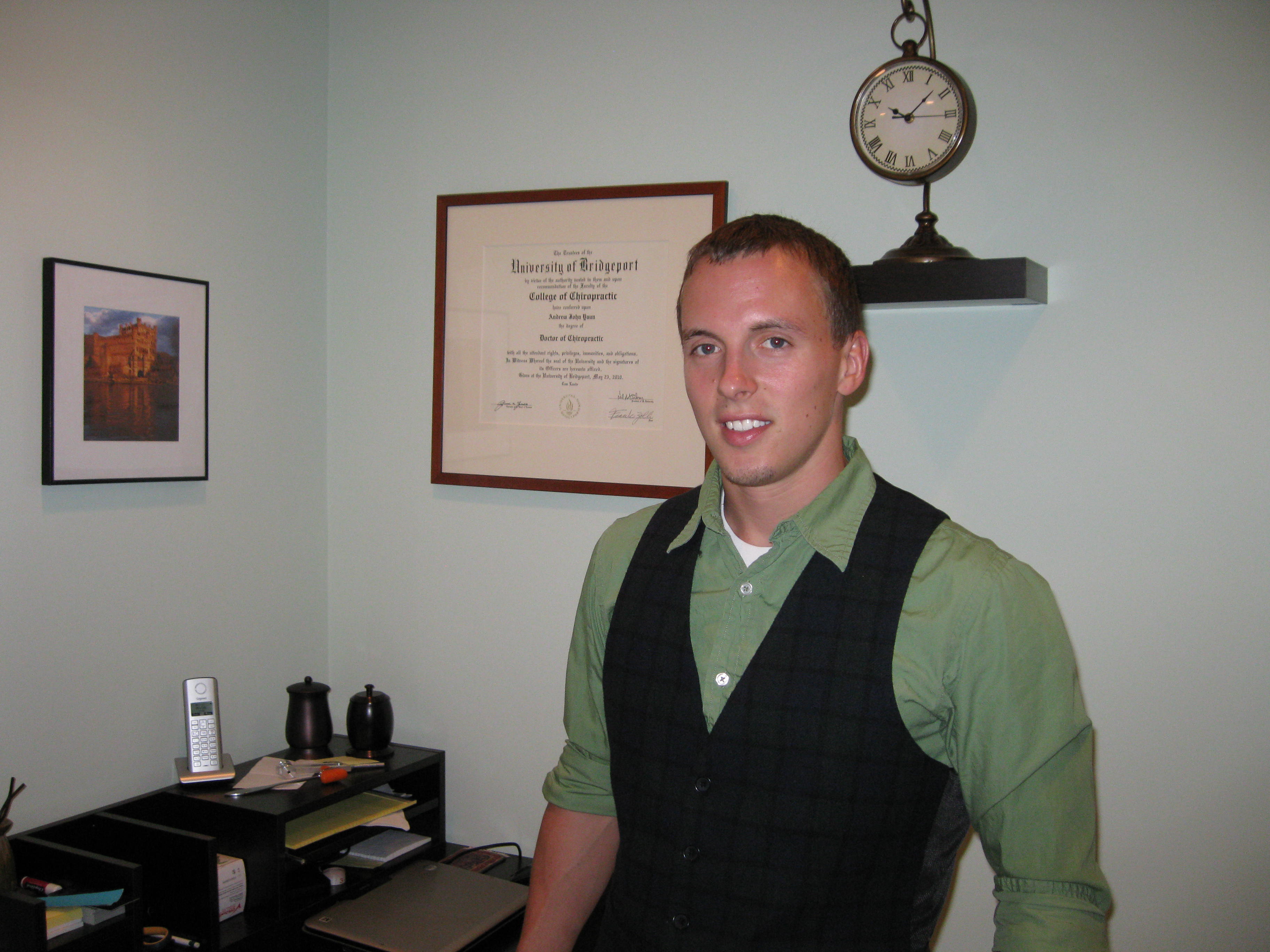 Dr. Andrew John Yaun, DC - FAIRFIELD, CT - Chiropractor