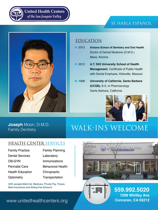Dr. Joseph J Moon - Corcoran, CA - Dentistry