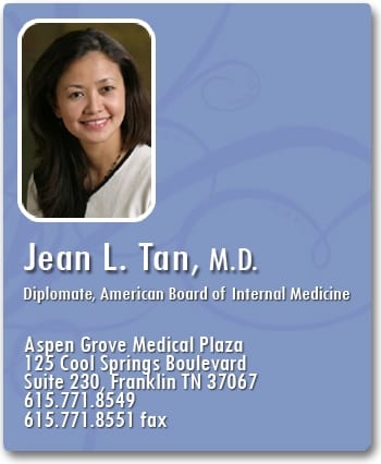 Dr. Jean Lim Tan, MD - Franklin, TN - Internal Medicine