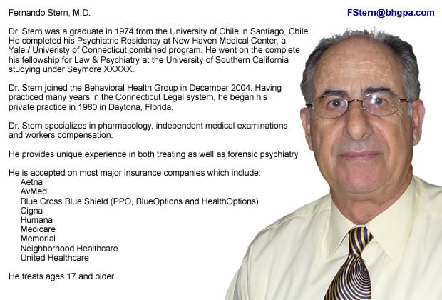 Dr. Fernando Stern, MD - Hollywood, FL - Neurology, Psychiatry