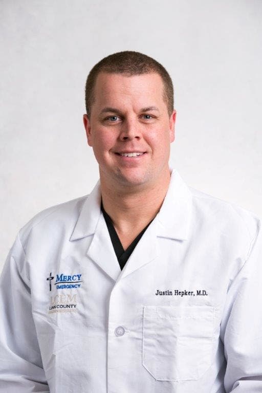 Dr. Justin Grant Hepker, MD - Cedar Rapids, IA - Emergency Medicine