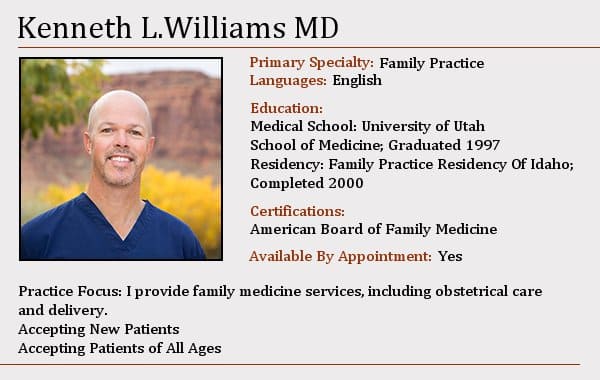 Dr. Kenneth Lewis Williams, MD
